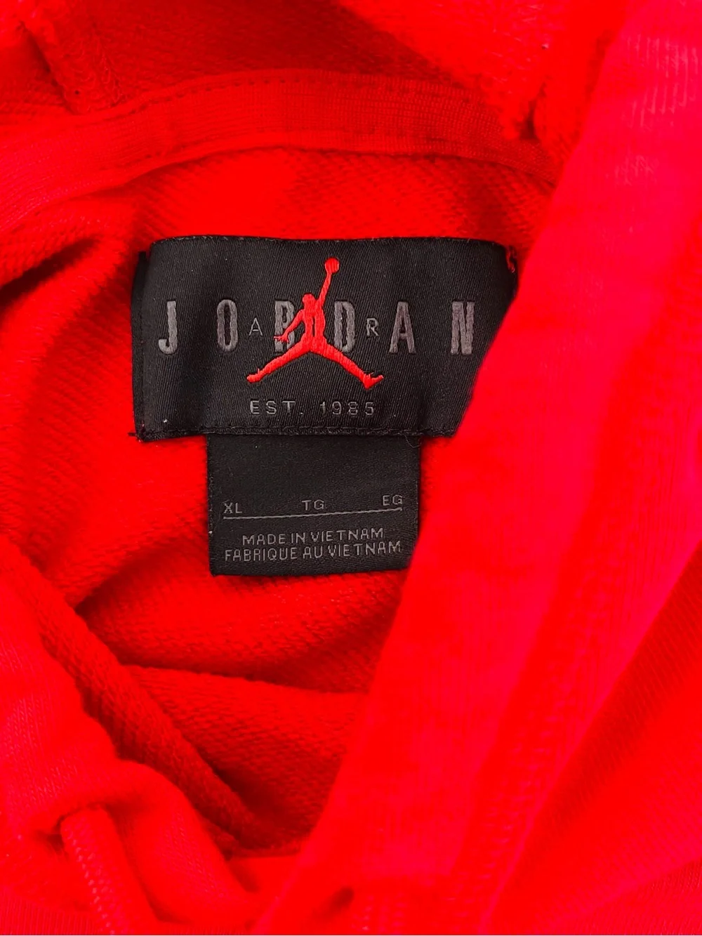 Jordan red Athletes First hoodie